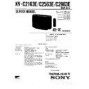 Sony KV-C2163E Service Manual