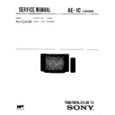 Sony KV-C2540B Service Manual