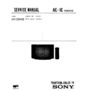 Sony KV-C2543E Service Manual