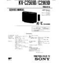 Sony KV-C2569D Service Manual