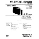 Sony KV-C2570B Service Manual