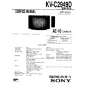 Sony KV-C2949D Service Manual