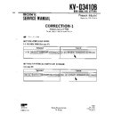 Sony KV-D3410B Service Manual