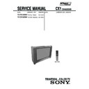 Sony KV-DA32M64 Service Manual