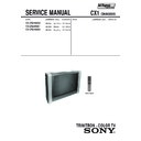 Sony KV-DB29M30 Service Manual