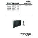 Sony KV-DB29M50 Service Manual