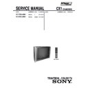 Sony KV-DB34M61 Service Manual