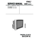 Sony KV-DR29M37 Service Manual