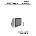 Sony KV-DR34M97 Service Manual