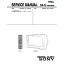 Sony KV-DW32K9H Service Manual