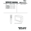 Sony KV-DX32K90B Service Manual