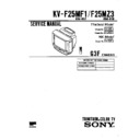 Sony KV-F25MF1 (serv.man2) Service Manual