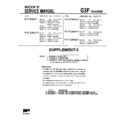Sony KV-F29MF1 (serv.man4) Service Manual