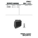 Sony KV-FA29M83 Service Manual