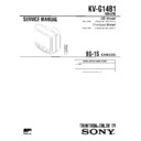 Sony KV-G14B1 Service Manual