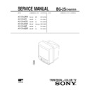 Sony KV-G14DK2 Service Manual
