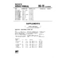 Sony KV-G14F2 (serv.man3) Service Manual