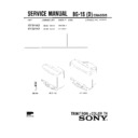 Sony KV-G14K3 Service Manual