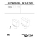 Sony KV-G14K7 Service Manual