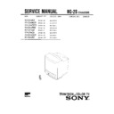 Sony KV-G14M2 Service Manual