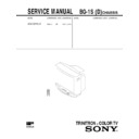 Sony KV-G21L3 Service Manual