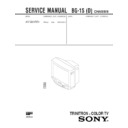 Sony KV-G21PD1 Service Manual