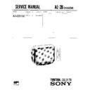 Sony KV-G2515U Service Manual