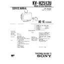 Sony KV-H2512U Service Manual