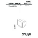 Sony KV-HA14M80 (serv.man3) Service Manual