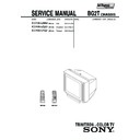 Sony KV-HA14M80 Service Manual