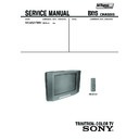 Sony KV-HA217M81 Service Manual