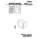 Sony KV-HA21M50 Service Manual