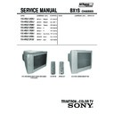 Sony KV-HM212M80 Service Manual