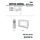 Sony KV-HR32M91 Service Manual