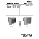 Sony KV-HV21F50 Service Manual