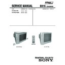 Sony KV-HV21F80 Service Manual