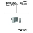 Sony KV-HV21M60 Service Manual