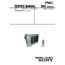 Sony KV-HW212M20 Service Manual