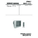 Sony KV-HW212M80 Service Manual
