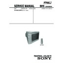 Sony KV-HW212M83 Service Manual