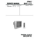 Sony KV-HW212M91 Service Manual
