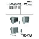 Sony KV-HW21M50 (serv.man2) Service Manual
