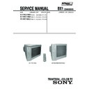Sony KV-HW21M80 Service Manual