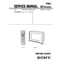 Sony KV-HX32M31 (serv.man2) Service Manual