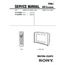 Sony KV-HZ29M55 Service Manual
