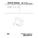 Sony KV-J14KD5 Service Manual