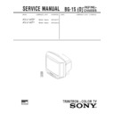 Sony KV-J14KD7 Service Manual