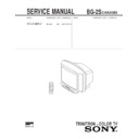 Sony KV-J14M1J Service Manual