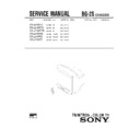 Sony KV-J21MF2 (serv.man2) Service Manual