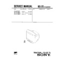 Sony KV-J21MF2 Service Manual
